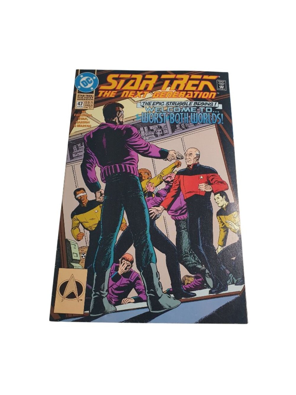 Star Trek Next Generation 47 DC June 1993 Comic Book Collector Bagged Boarded